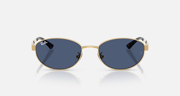 Ray-Ban RB3774D Arista with Dark Blue Solid Color lenses - Front