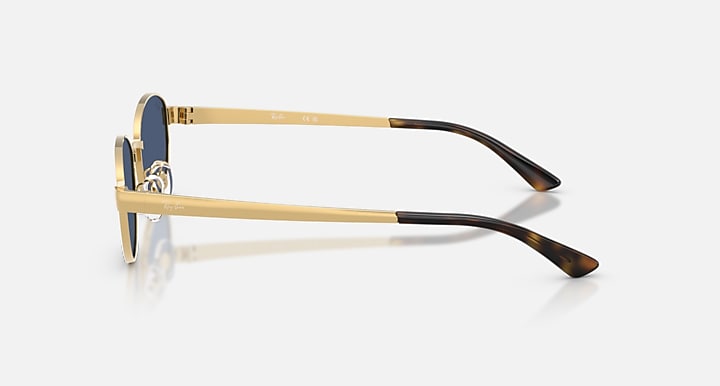 Ray-Ban RB3774D Arista with Dark Blue Solid Color lenses - Lateral