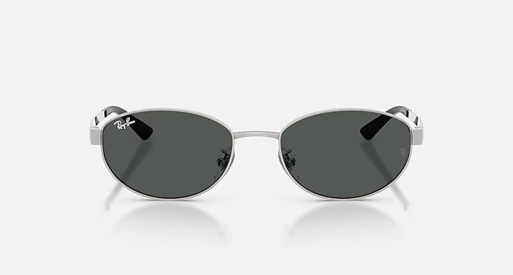 Ray-Ban RB3774D Silver with Dark Grey Solid Color lenses - Front