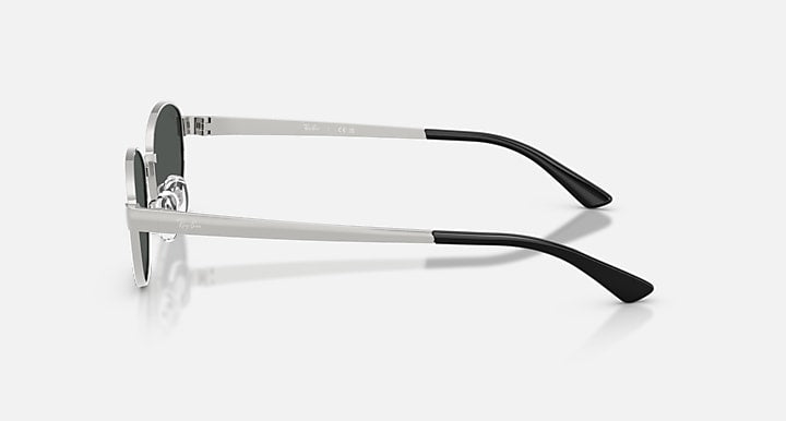 Ray-Ban RB3774D Silver with Dark Grey Solid Color lenses - Lateral