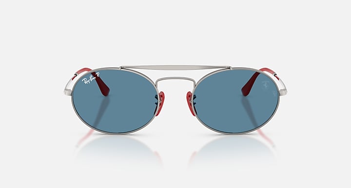 Ray-Ban RB3775M SCUDERIA FERRARI COLLECTION POLARIZED+ LENSES Gunmetal with Polarized+ Blue Polarized+ lenses - Front