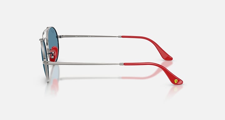 Ray-Ban RB3775M SCUDERIA FERRARI COLLECTION POLARIZED+ LENSES Gunmetal with Polarized+ Blue Polarized+ lenses - Lateral