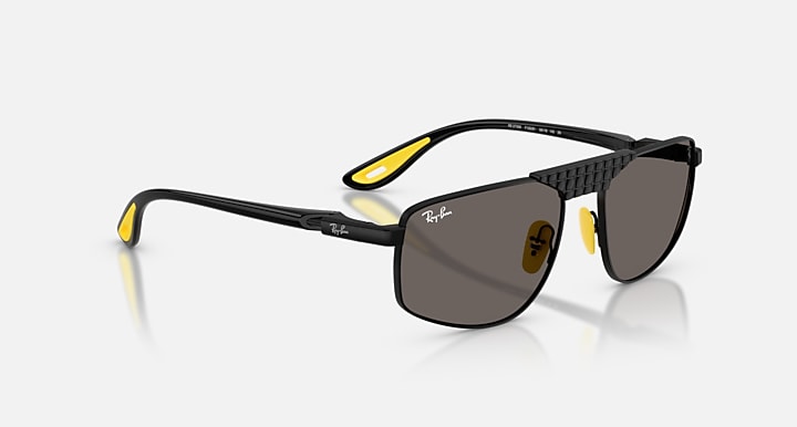 Ray-Ban RB3776M SCUDERIA FERRARI COLLECTION Matte Black; Black with Dark Grey Solid Color lenses - Alternative