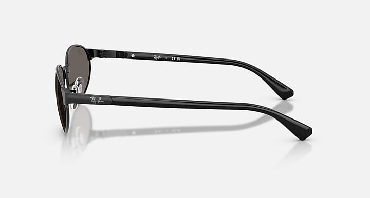 Ray-Ban RB3777 Black with Dark Grey Solid Color lenses - Lateral