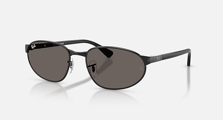 Ray-Ban RB3777 Black with Dark Grey Solid Color lenses - Quarter
