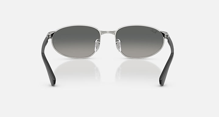 Ray-Ban RB3777 Silver; Black with Grey Gradient Gradient lenses - Back