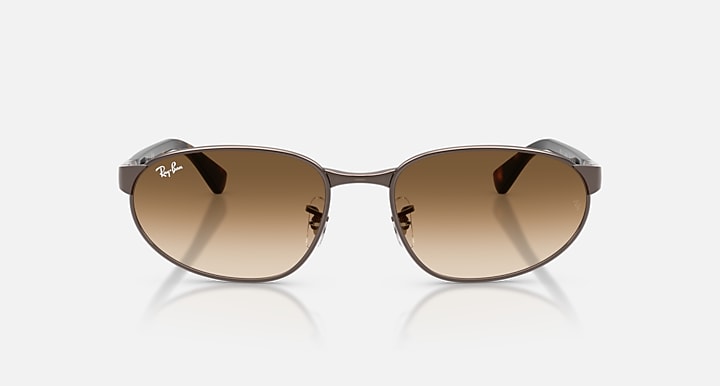 Ray-Ban RB3777 Copper; Havana with Clear Gradient Brown Gradient lenses - Front