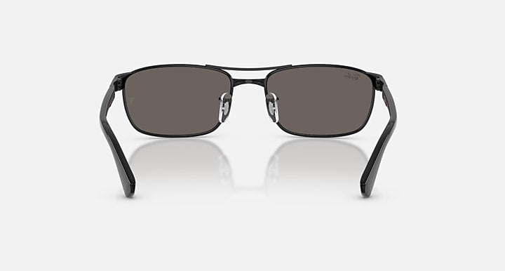 Ray-Ban RB3778 Black with Dark Grey Solid Color lenses - Back