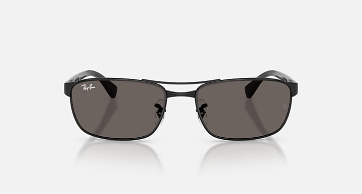 Ray-Ban RB3778 Black with Dark Grey Solid Color lenses - Front