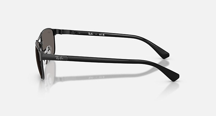 Ray-Ban RB3778 Black with Dark Grey Solid Color lenses - Lateral