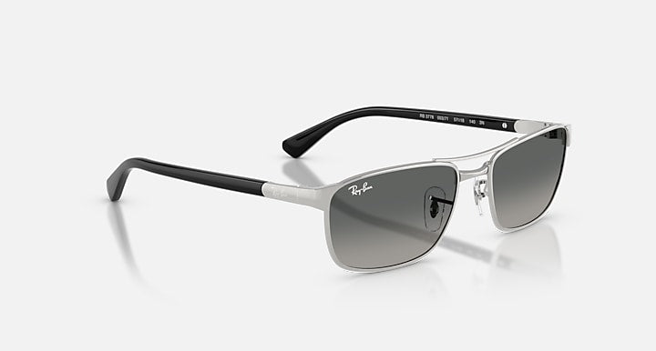Ray-Ban RB3778 Silver; Black with Grey Gradient Gradient lenses - Alternative