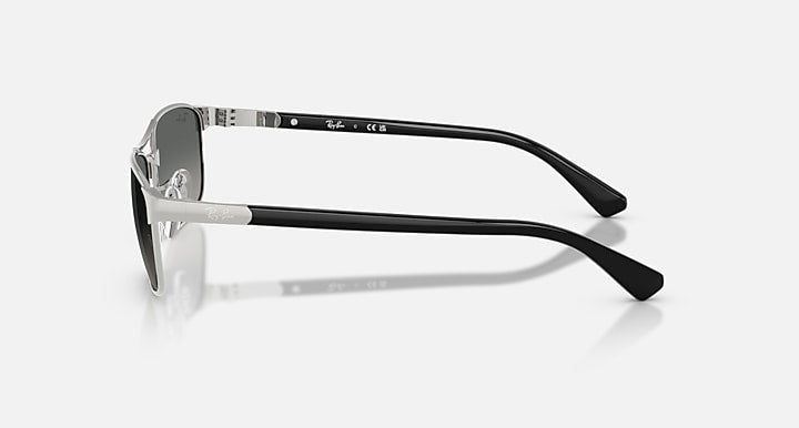 Ray-Ban RB3778 Silver; Black with Grey Gradient Gradient lenses - Lateral