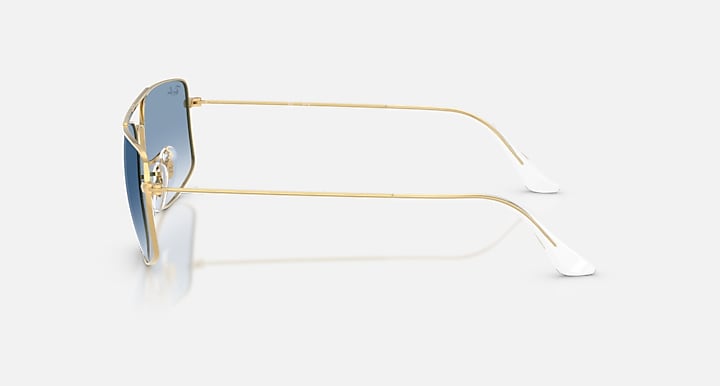 Ray-Ban EXPLORER III Arista Gold with Clear Gradient Blue Gradient lenses - Lateral