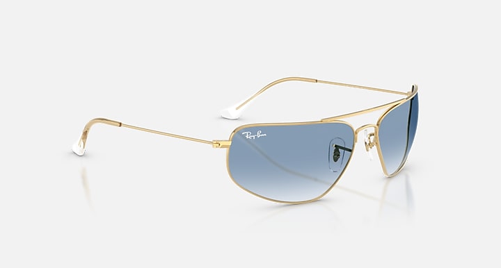 Ray-Ban RB3780 Arista Gold with Clear Gradient Blue Gradient lenses - Alternative