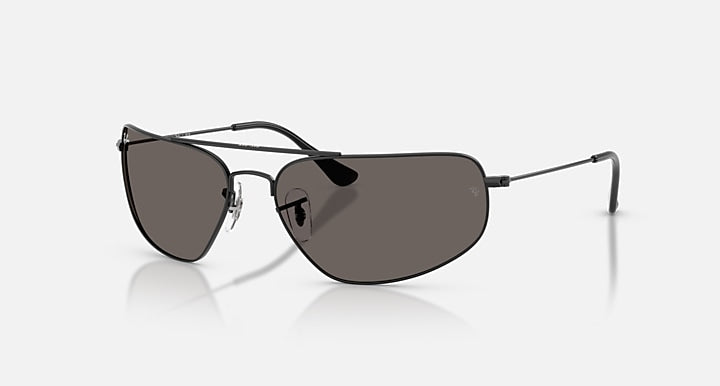 Ray-Ban RB3780 Black with Dark Grey Solid Color lenses - Quarter