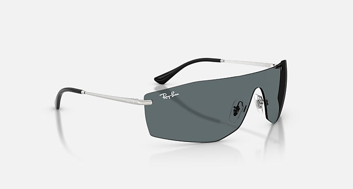 Ray-Ban ALIX BIO-BASED Silver with Grey Solid Color lenses - Alternative