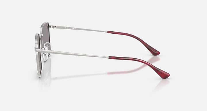 Ray-Ban IDAN BIO-BASED Silver with Grey Solid Color lenses - Lateral