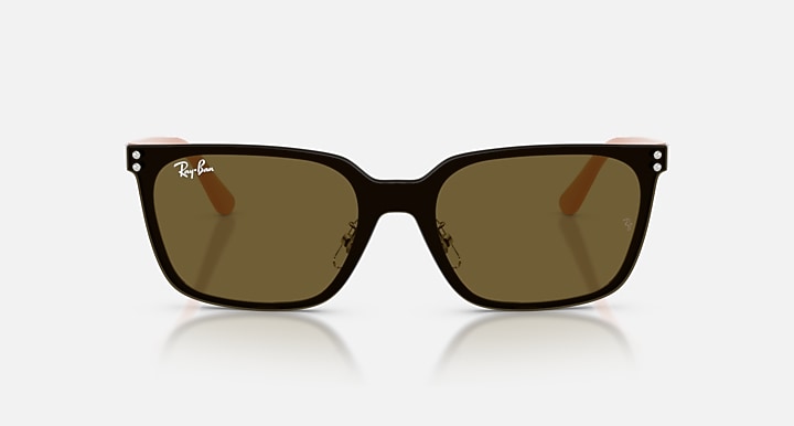 Ray-Ban RB3784D Silver with Dark Brown Solid Color lenses - Front