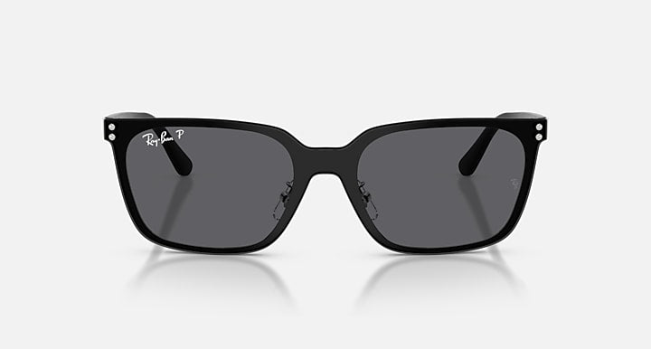 Ray-Ban RB3784D Silver with Grey Polarized Solid Color lenses - Front