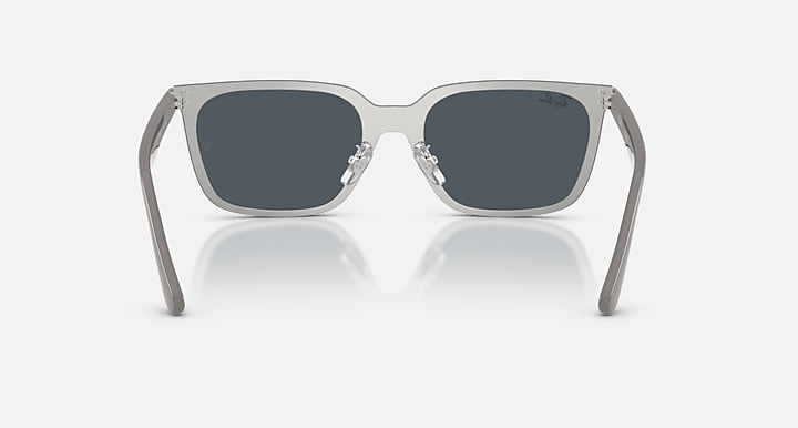 Ray-Ban RB3784D Silver with Dark Grey Solid Color lenses - Back