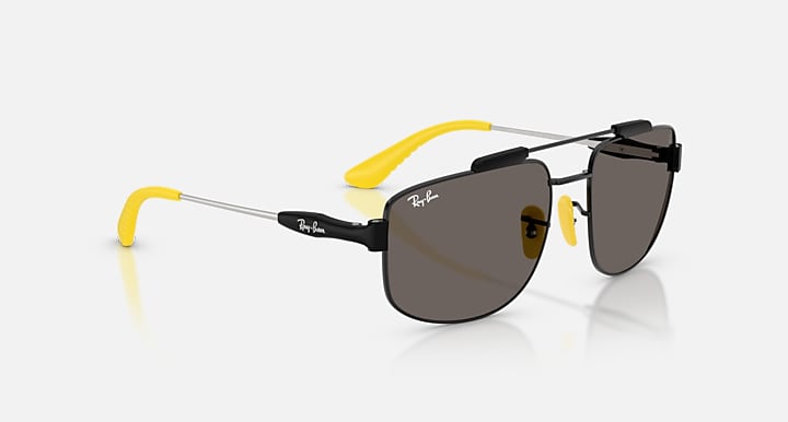 Ray-Ban RB3789M SCUDERIA FERRARI COLLECTION Black with Dark Grey Solid Color lenses - Alternative