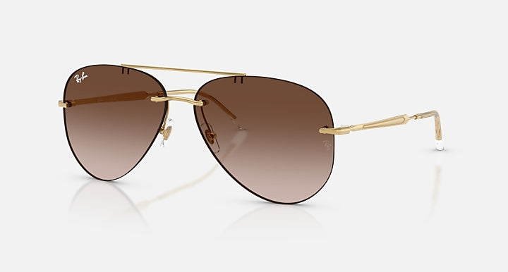 Ray-Ban RB3791 Arista with Light Brown Gradient Dark Brow Gradient lenses - Quarter