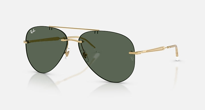 Ray-Ban RB3791 Arista with Dark Green Solid Color lenses - Quarter