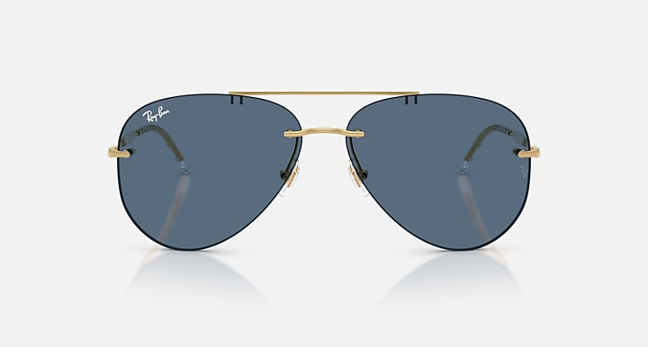 Ray-Ban RB3791 Arista with Dark Blue Solid Color lenses - Front