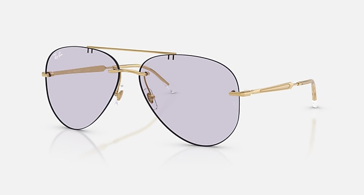 Ray-Ban RB3791 TRANSITIONS ® COLOR TOUCH ™ LENSES Arista with Amethyst Transitions® lenses - Quarter