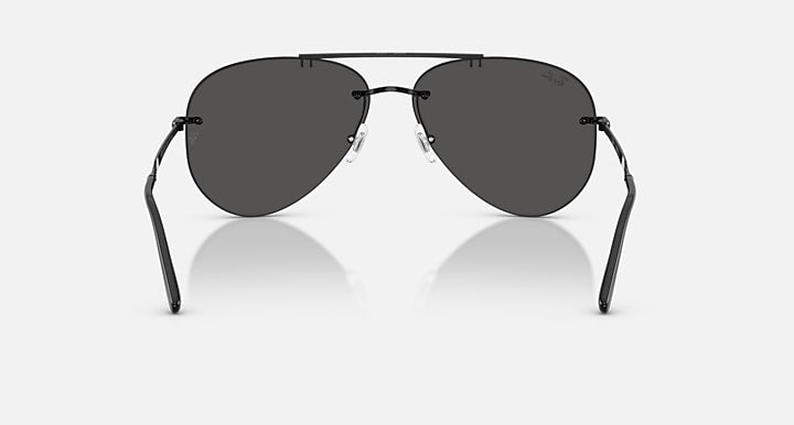 Ray-Ban RB3791 Black with Dark Grey Solid Color lenses - Back