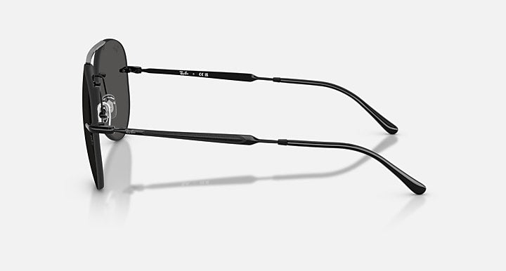 Ray-Ban RB3791 Black with Dark Grey Solid Color lenses - Lateral
