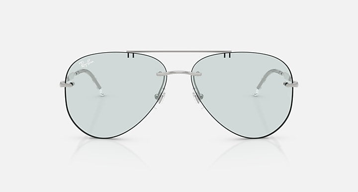 Ray-Ban RB3791 TRANSITIONS ® COLOR TOUCH ™ LENSES Silver with Emerald Transitions® lenses - Front