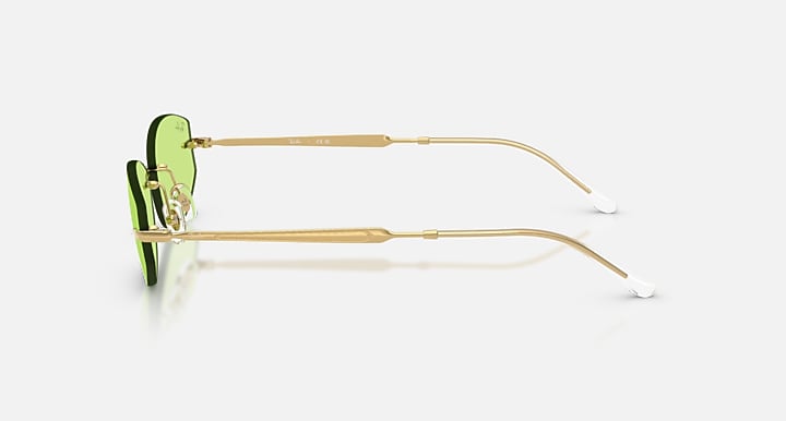 Ray-Ban RB3792 Arista with Light Green Solid Color lenses - Lateral
