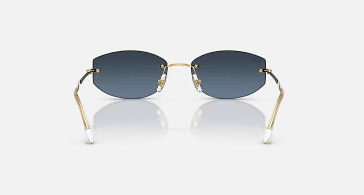 Ray-Ban RB3792 Arista with Dark Blue Gradient Dark Grey Gradient lenses - Back