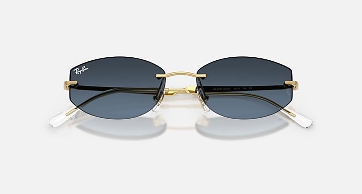 Ray-Ban RB3792 Arista with Dark Blue Gradient Dark Grey Gradient lenses - Closed Front