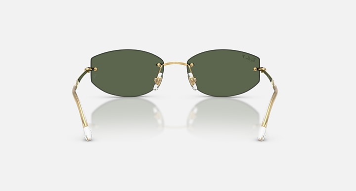 Ray-Ban RB3792 Arista with Dark Green Polarized Solid Color lenses - Back