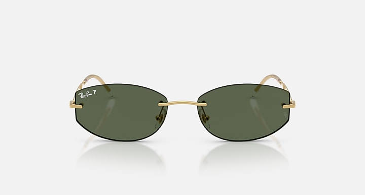Ray-Ban RB3792 Arista with Dark Green Polarized Solid Color lenses - Front