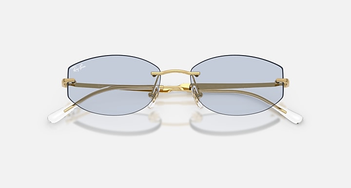 Ray-Ban RB3792 TRANSITIONS ® COLOR TOUCH ™ LENSES Arista with Sapphire Transitions® lenses - Closed Front