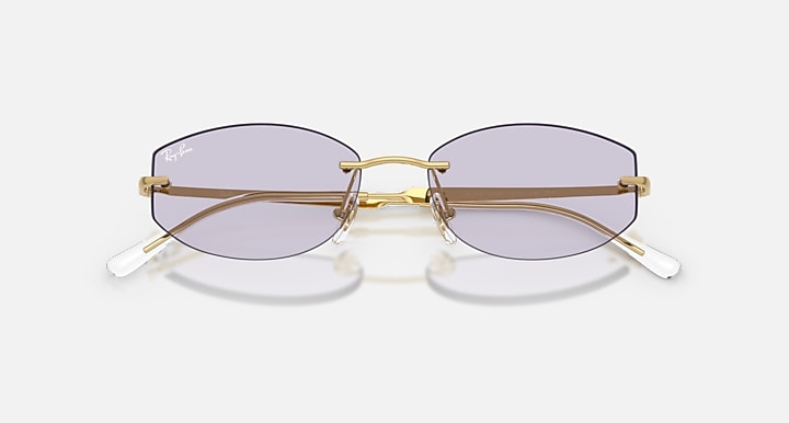 Ray-Ban RB3792 TRANSITIONS ® COLOR TOUCH ™ LENSES Arista with Amethyst Transitions® lenses - Closed Front