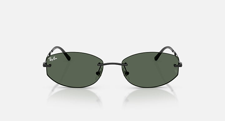 Ray-Ban RB3792 Black with Dark Green Solid Color lenses - Front