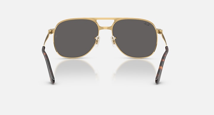 Ray-Ban BILL MAX Arista with Light Brown Mirror Gold Solid Color - Mirror lenses - Back