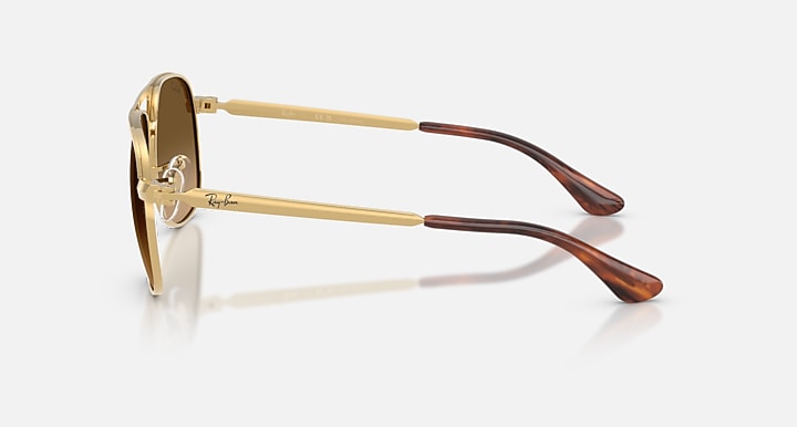 Ray-Ban BILL MAX Arista with Polarized Brown Gradient Gradient lenses - Lateral