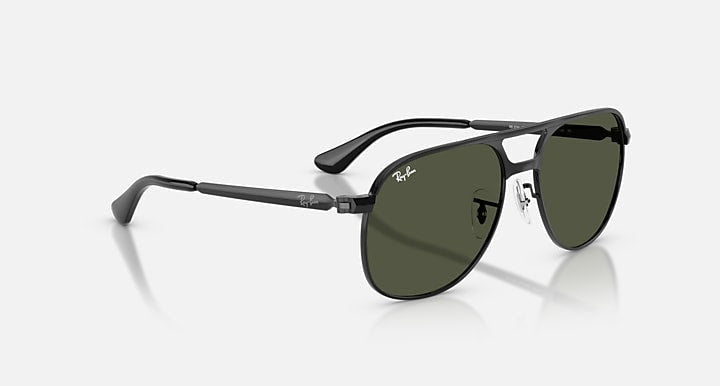 Ray-Ban BILL MAX Black with Green Solid Color lenses - Alternative
