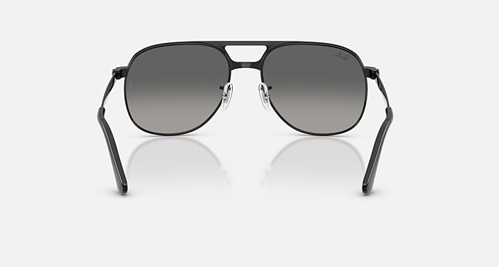 Ray-Ban BILL MAX Black with Light Grey Gradient Dark Grey Gradient lenses - Back