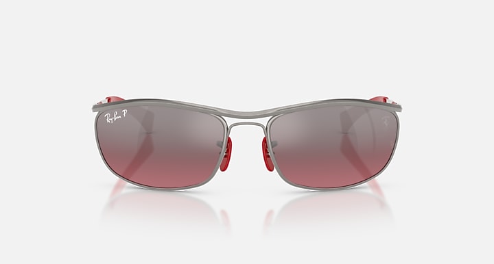 Ray-Ban RB3819M SCUDERIA FERRARI COLLECTION POLARIZED+ LENSES Gunmetal with Violet Polarized+ Polarized+ lenses - Front