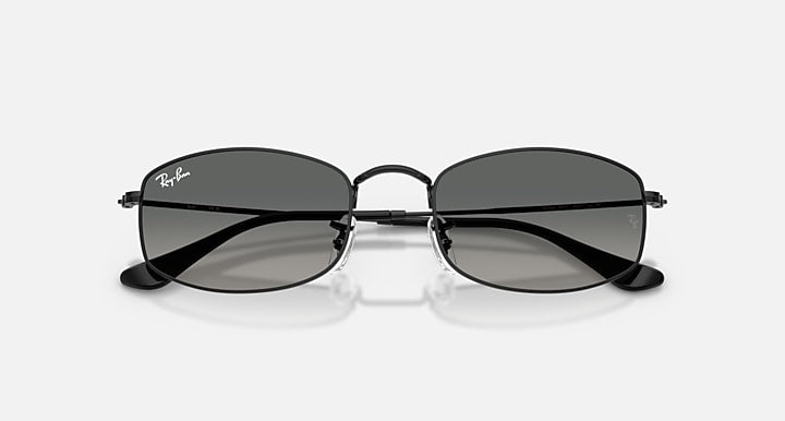 Ray-Ban RB3832 Black with Gradient Grey Gradient lenses - Closed Front