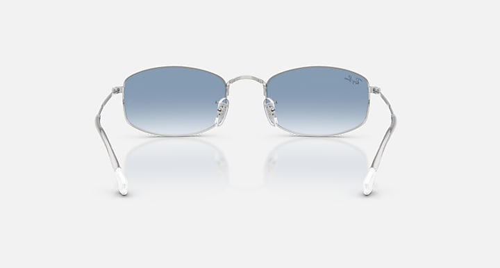 Ray-Ban RB3832 Silver with Clear Gradient Blue Gradient lenses - Back
