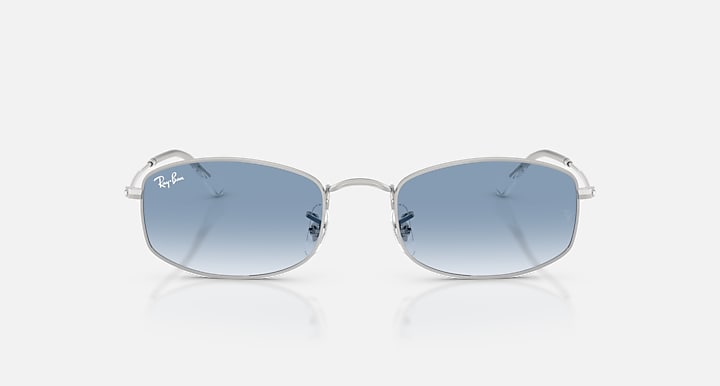 Ray-Ban RB3832 Silver with Clear Gradient Blue Gradient lenses - Front