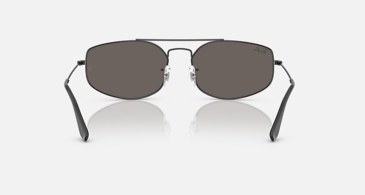 Ray-Ban EXPLORER V Black with Dark Grey Solid Color lenses - Back