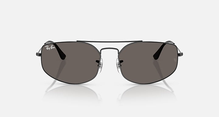 Ray-Ban EXPLORER V Black with Dark Grey Solid Color lenses - Front
